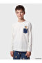 Özmarka New Season Ecru Crew Neck Boys' Pajama Set - 2