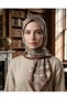Brown Viscose Blend Shawl - 6