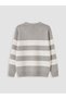 Two Mt Shop Quality Lcw Kids Mixed Oval Collar Striped Boys' Knitwear Sweater - 4