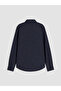Two Mt Shop Quality Navy Blue Long Sleeve Boys' Shirt - 3