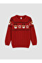 Esvab • Modern & Distinctive New Year's Themed Boys' Knit Sweater - 3