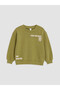 Text Printed Boy's Tracksuit Set - 2