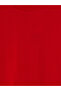 Two Mt Shop Quality Lcw Modest Red Combed Cotton Plain Loose & Baggy Women's Sweatshirt Tunic - 6