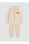 Two Mt Shop Quality Lcw Baby Beige Embroidered Hooded Baby Boy Set - 2