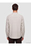 Özmarka New Season Beige Judge Collar Men's Shirt - 4