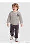 Two Mt Shop Quality Lcw Baby Anthracite Striped Baby Boy Suit - 4