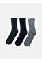 Rmz Gi̇yi̇m Farkiyla Men's Sock Socks 3-Pack