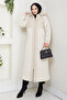 Women's Cashmere Detailed Lined Nova Quilted Coat - 2
