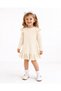 Baby Girl Child Ruffle Ribbed Dress Long Sleeve Casual Stylish Dress %100 Cotton