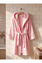 Alita City Lcw Home Pink Welsoft Embroidered Children's Bathrobe with a Difference