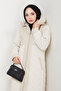 Women's Cashmere Detailed Lined Nova Quilted Coat - 5