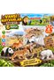 Wild Animals Figure Set 6-Piece Safari and Jungle Animals Educational Toy Set