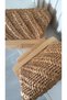 Handmade Wooden Burs Wicker Hand Shoulder Bag Clutch (38X24Cm) Wicker Color - 4