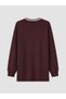 Seray New Season Mürdüm Soft Touch Women's Sweatshirt Tunic - 6
