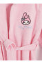 Alita City Lcw Home Pink Welsoft Embroidered Children's Bathrobe with a Difference - 4