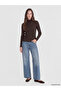 Esvab • Modern & Distinctive Stand Collar Striped Women's Bodysuit - 3