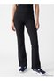 Two Mt Shop Quality Koor Sport Black Interlock Plain Super Skinny & Extra Narrow Women's Sports Leggings - 2
