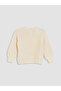Two Mt Shop Quality White Oval Collar Embroidered Girls' Knit Sweater - 3