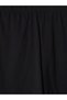 Two Mt Shop Quality Lcw Curve Black Large Size Elastic Waist Women's Shorts Leggings - 5