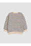Esvab • Modern & Distinctive Striped Embroidered Baby Boy Sweatshirt - 5