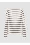 Alita City Lcw Kids Beige Striped Girls' T-Shirt with a Difference - 3
