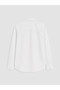Ozmarka New Season White Regular Fit Oxford Men's Shirt - 7