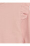 Alita City Pink Plain Narrow & Slim Long Sleeve Girls' T-Shirt with a Difference - 2