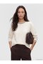 Alita City Farkıyla Lcw Everyday Ecru Soft Touch Striped Women's Sweatshirt