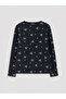 Esvab • Modern & Distinctive Zero Roba Collar Embroidered Girls' T-Shirt - 3