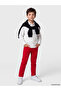 Two Mt Shop Quality Lcw Kids Red Regular Fit Boys Gabardine Trousers