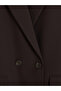 Özmarka New Season Brown Women's Blazer Jacket - 7