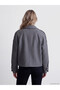 Two Mt Shop Quality Lcw Vision Gray Jacket Collar Women's Cashmere Coat - 5