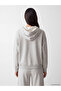 Alita City Gray with a Difference 3 Threaded Plain Oversize Women's Zippered Sweatshirt - 4