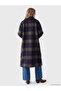 Alita City Lcw Vision Brown Shawl Collar Plaid Women's Cashmere Coat with a Difference - 5