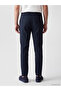 Peak New Season Navy Blue Regular Fit Dobby Men's Trousers - 4