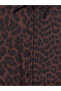 Two Mt Shop Quality Lcw Everyday Brown Leopard Print Women's Shirt - 6