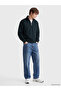 Ozmarka New Season Green Stand Collar Men's Thick Sweatshirt - 2
