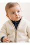 Two Mt Shop Quality Lcw Baby Beige High Collar Plush Baby Boy Cardigan - 2