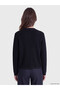 Lcw Modest Navy Blue Crew Neck Women's Knitwear Cardigan - 4