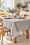 Fiber Pvc Kitchen Tablecloth – Wipeable, Stain-Resistant, and Easy to Clean - 2