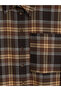 Two Mt Shop Quality Lcw Modest Brown Plaid Women's Shirt Tunic - 6