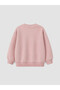 Two Mt Shop Quality Pink 3 Thread Ripped Flat Standard & Regular Girls' Sweatshirt - 3