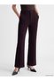 Ozmarka New Season Burgundy Slim Fit Spanish Flare Women's Trousers - 2