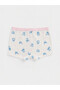 Lcw Kids Angel Printed Girls' Boxer Briefs 3-Piece Set - 4