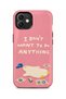 Compatible with iPhone 12 / 12Pro - No Solicitation Duck, Double Layer Tough Cover, Glossy Surface Protective Glossy Case