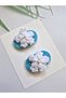 Handmade Fairy Tale Princess Themed Newborn Baby Photo Shoot Accessories Handmade Hairless Baby Hairpin Set of 2 Hairless Baby Hairpins - 3