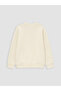Two Mt Shop Quality White 3 Thread Raster Printed Standard & Regular Girls' Sweatshirt - 4