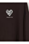 Two Mt Shop Quality Lcw Kids Brown Printed Girls' Soft Touch Sweatshirt - 3