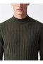 Timeless Clothing & Timeless Choices Half Fisherman Roba Collar Men's Knitwear Sweater - 4