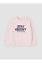 Two Mt Shop Quality Pink 3 Thread Printed Standard & Regular Girls' Sweatshirt - 2